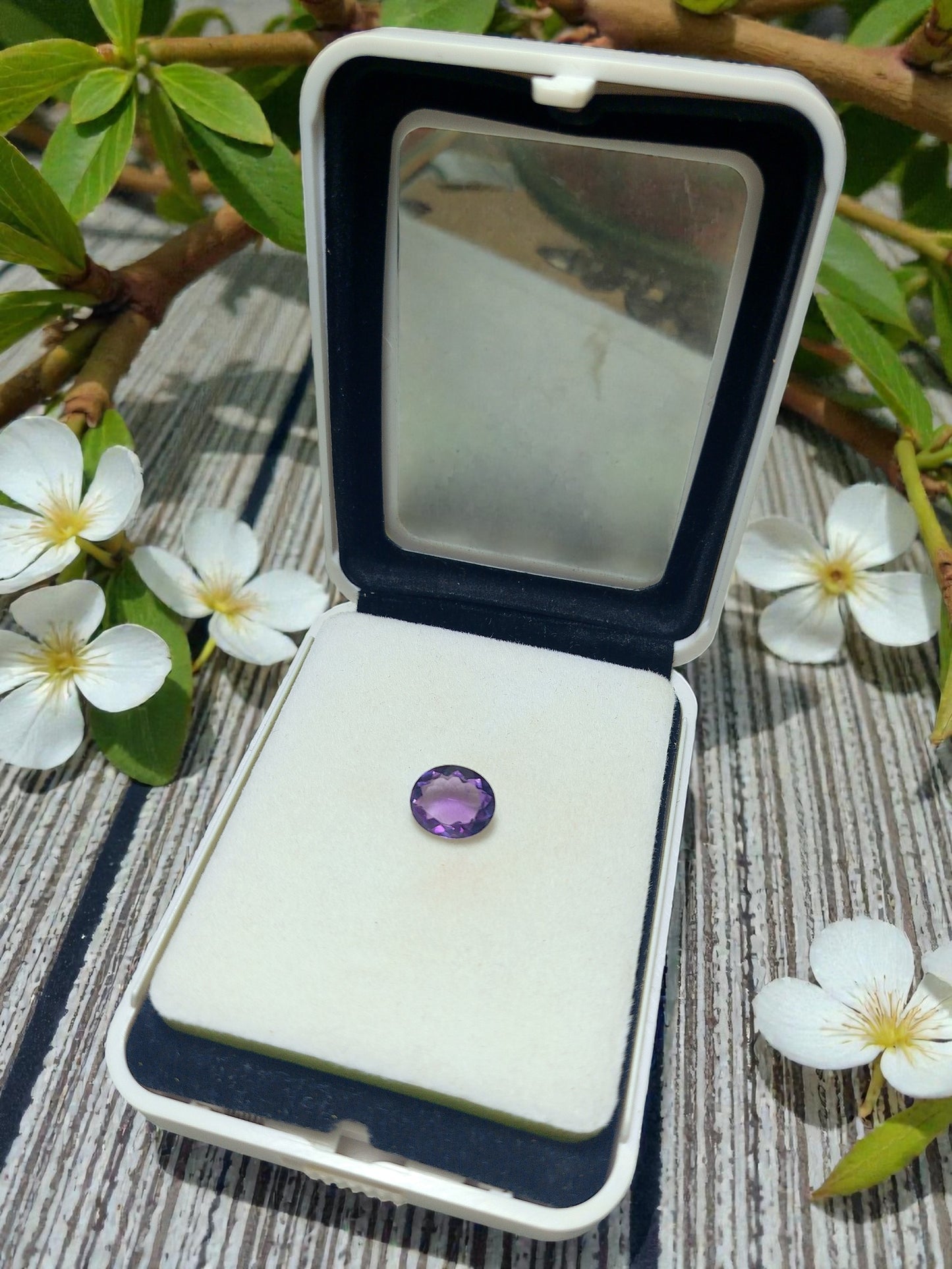 Amethyst Faceted Stone