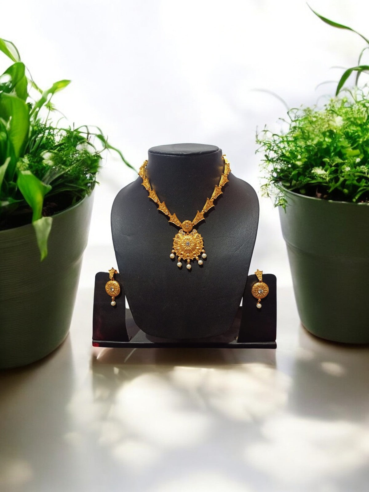 Artificial Gold Necklace Set