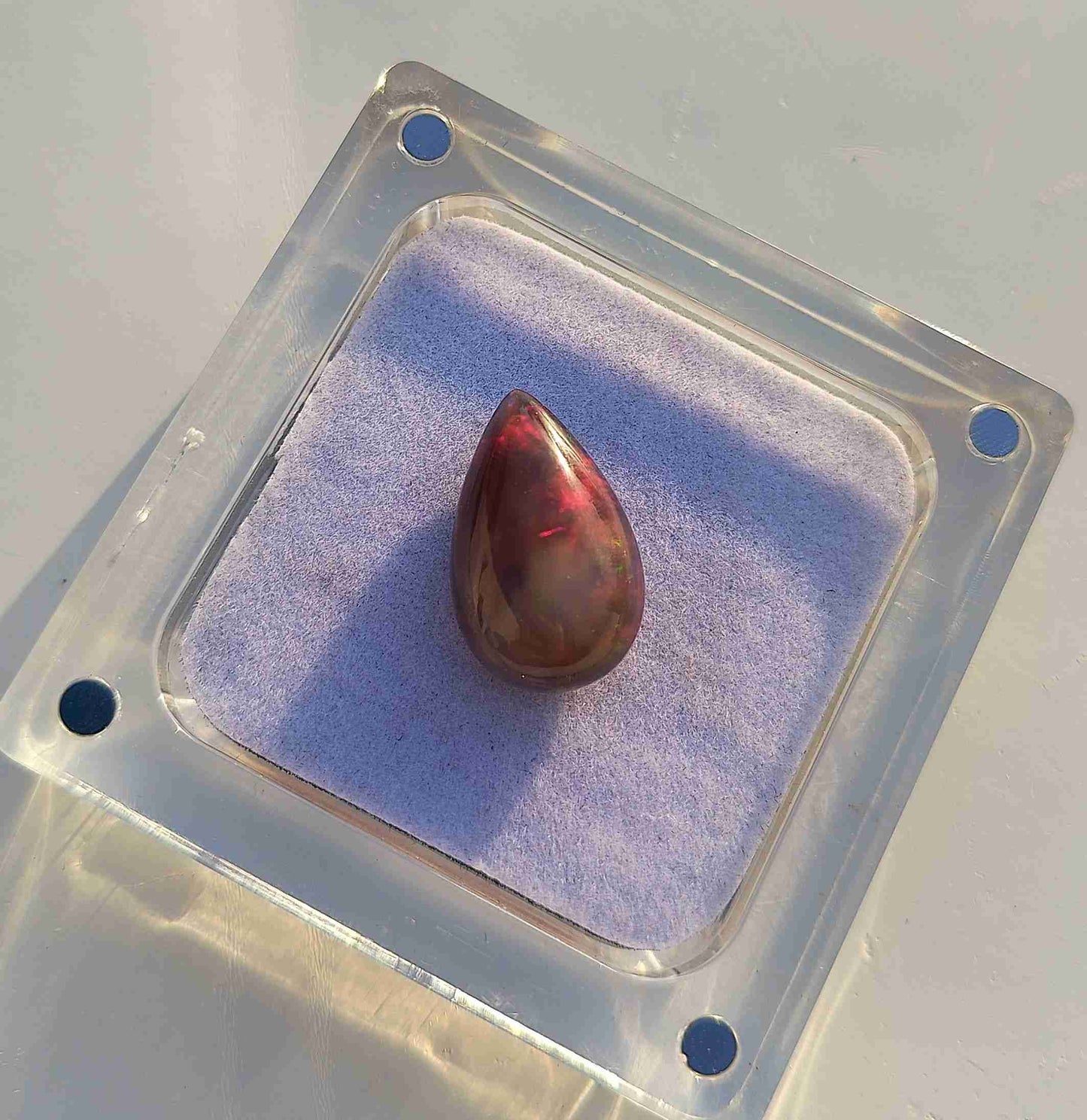 Natural Black Opal Gemstone Cabochon 13 carat