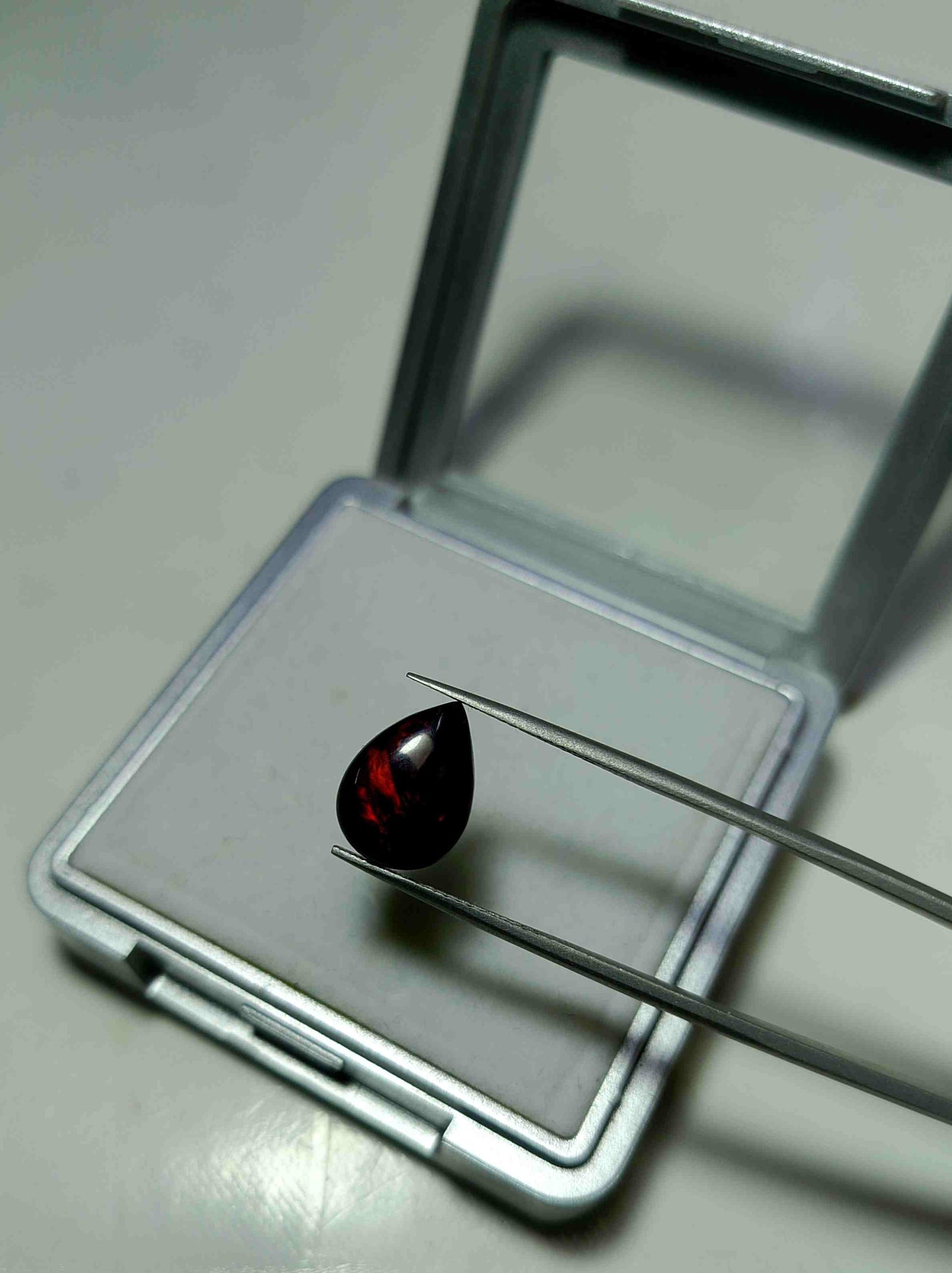 Natural Black Opal Gemstone Cabochon 1.8 carat