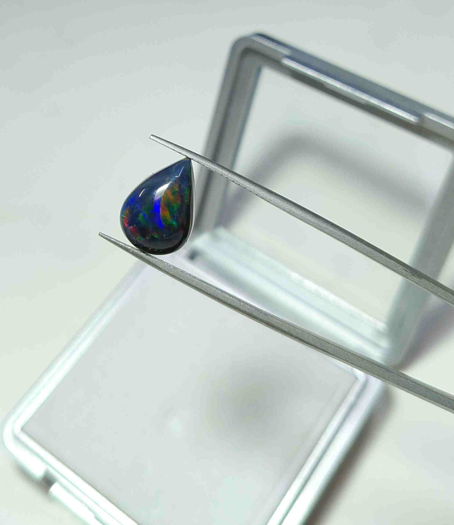 Natural Black Opal Gemstone Cabochon 3.1 carat