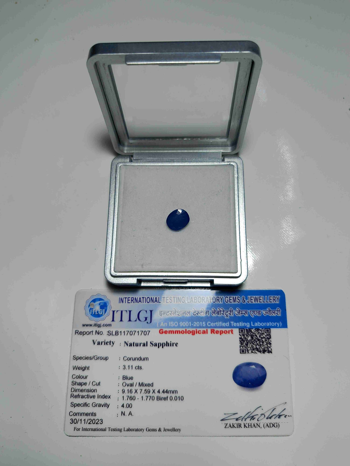 Natural Blue Sapphire - Neelam