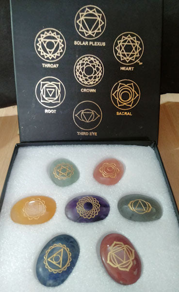 Seven Chakra Stones Box Diff Packaging