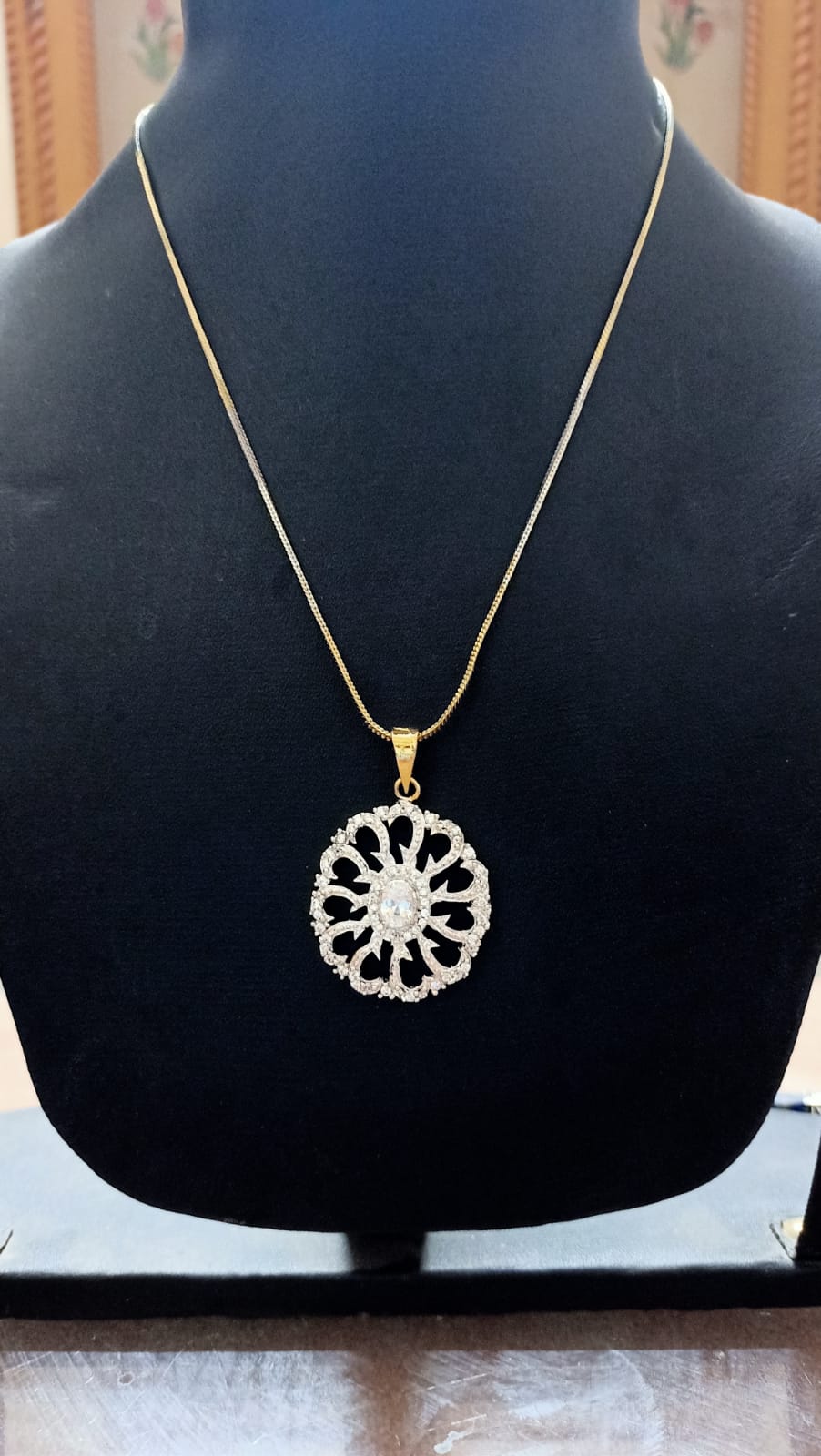 Artificial Diamond Pendant for Women Designer Pattern