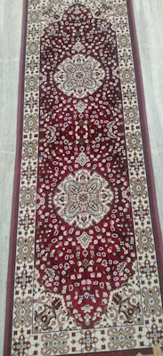 Carpet Rugs Maroon & Beige