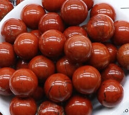 Natural Gemstone Red Jasper Sphere 45-60 mm