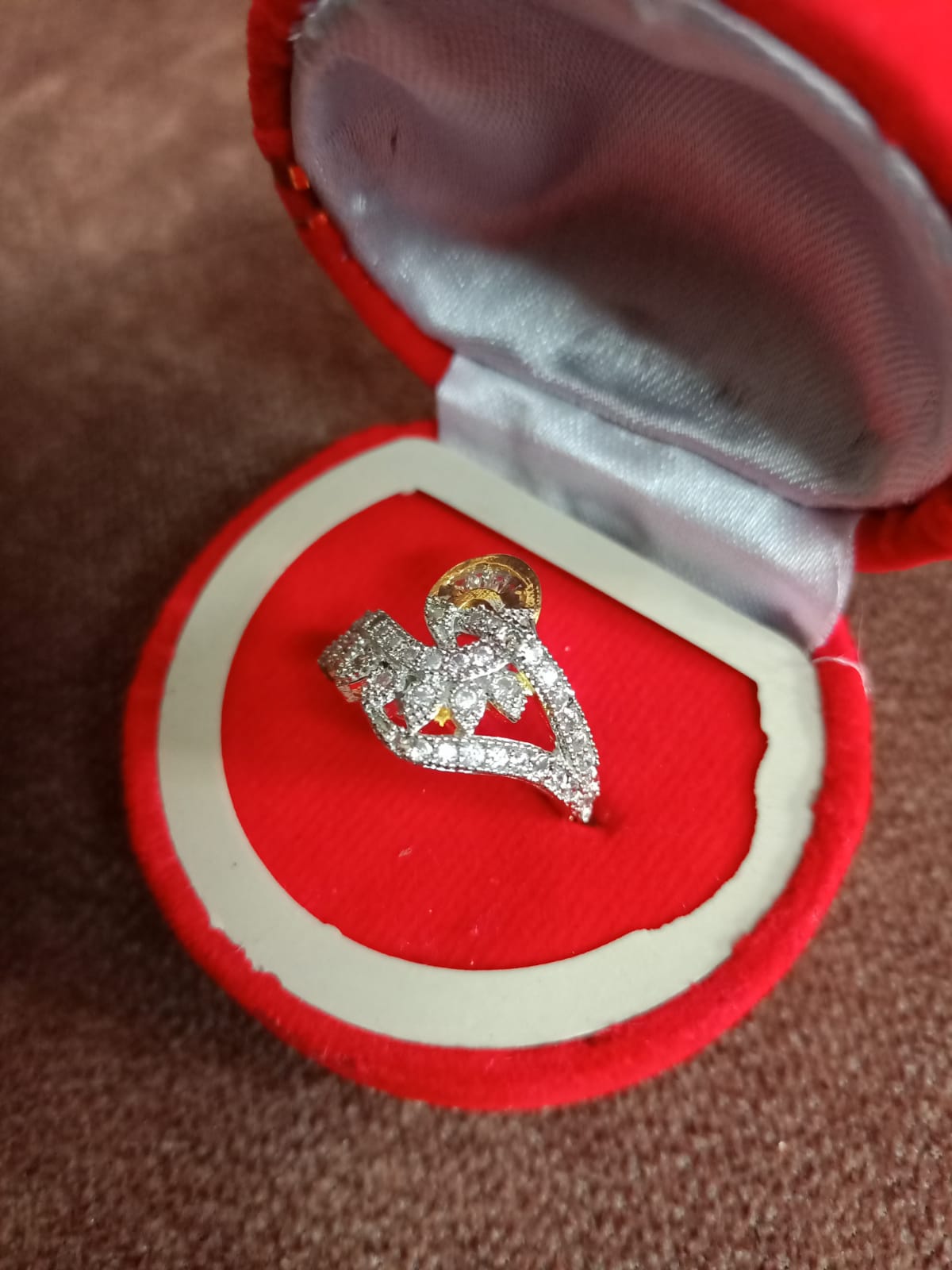 Ring for Women Crystal Studded - Artificial Diamond