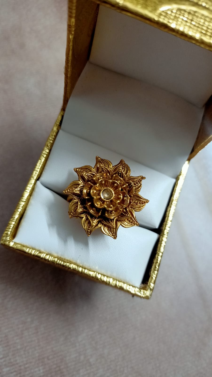 Gold Plated Ring For Women New Pattern Nice Pattern