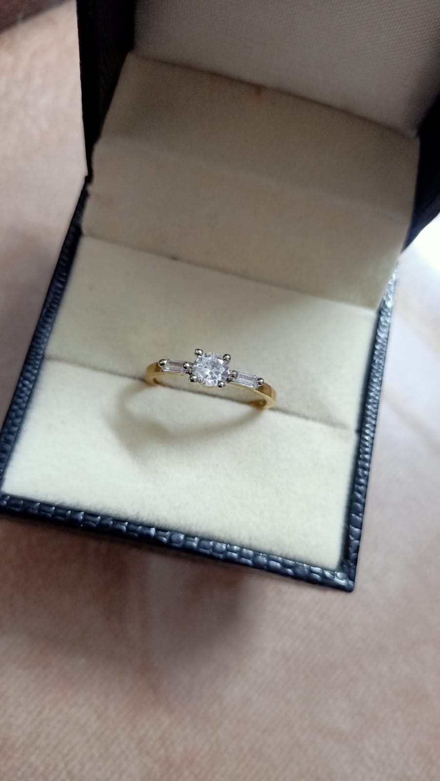 Artificial Solitaire Diamond Finger Ring Women Jewellery Collection