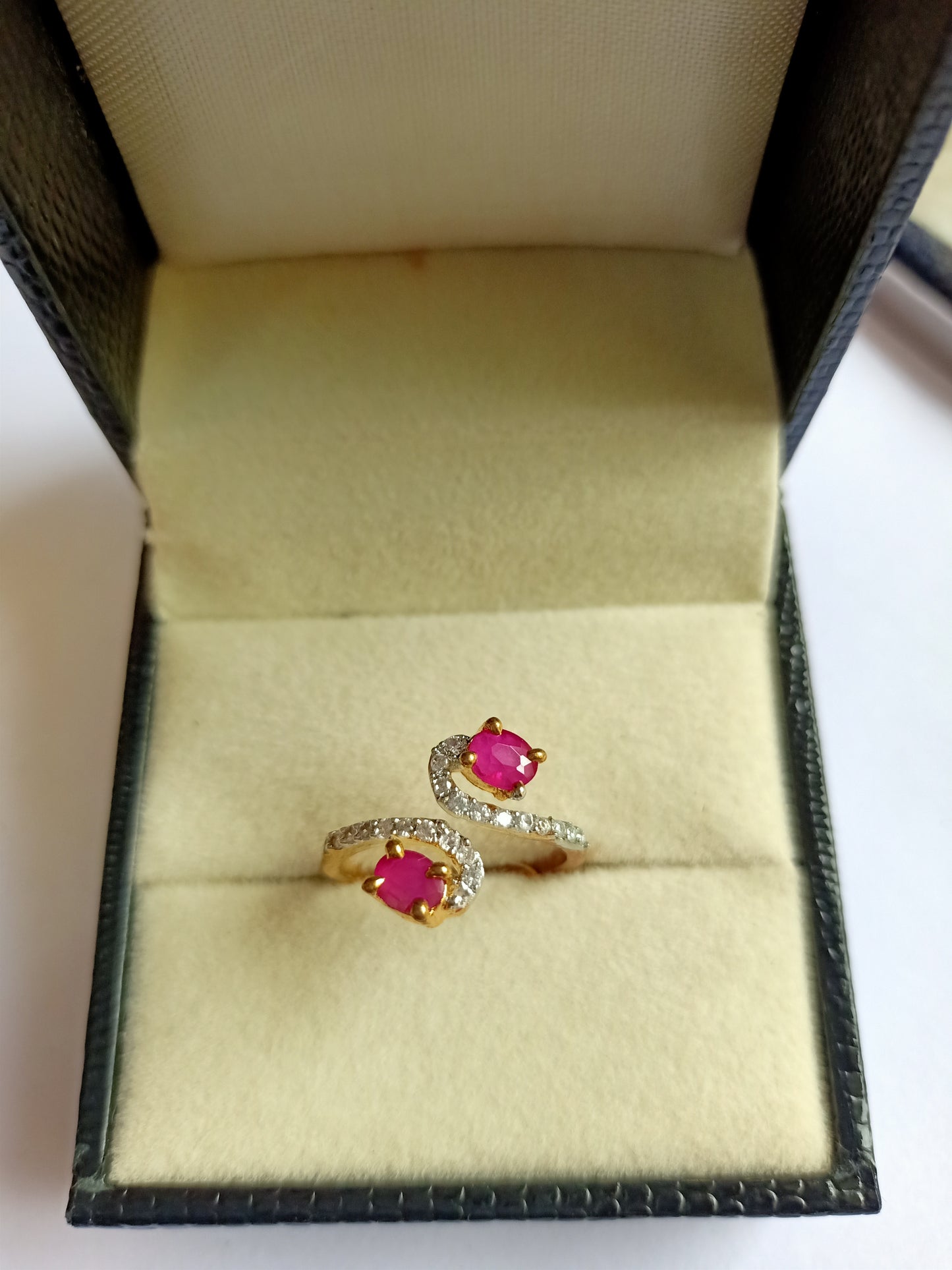 Artificial Ruby Studded Ring for Women Styles