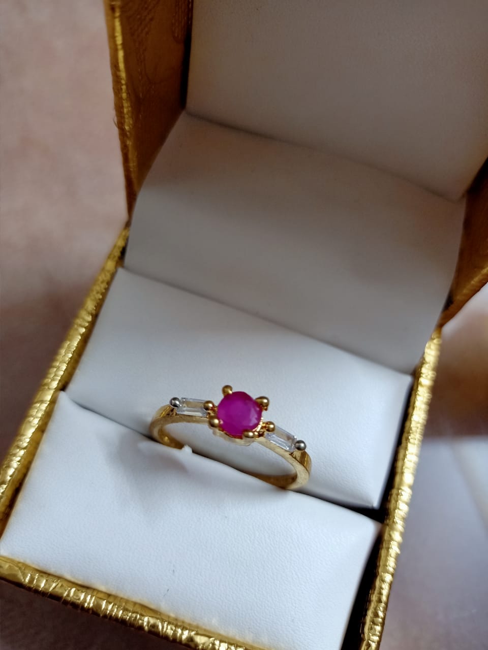 Gold Plated Finger Ring For Women Fashion Jewellery