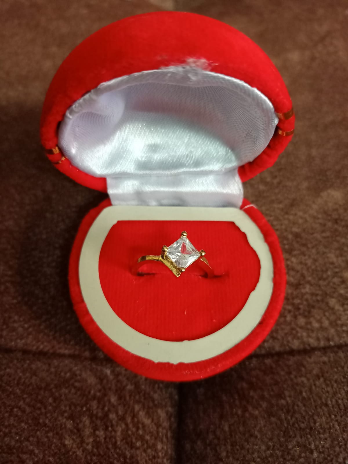 Ring Jewellery Stylish with Diamonds Artificial