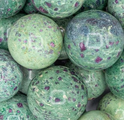 Natural Gemstone Ruby fuchsite 45-60 mm