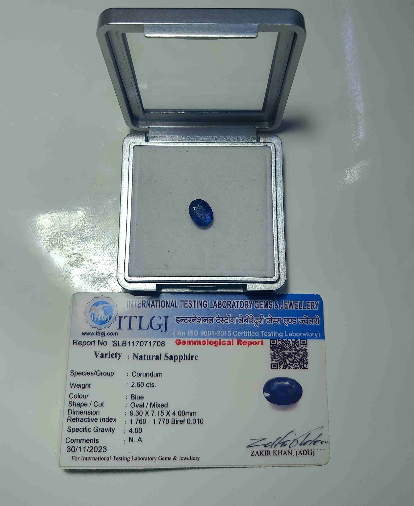 Natural Blue Sapphire- Neelam