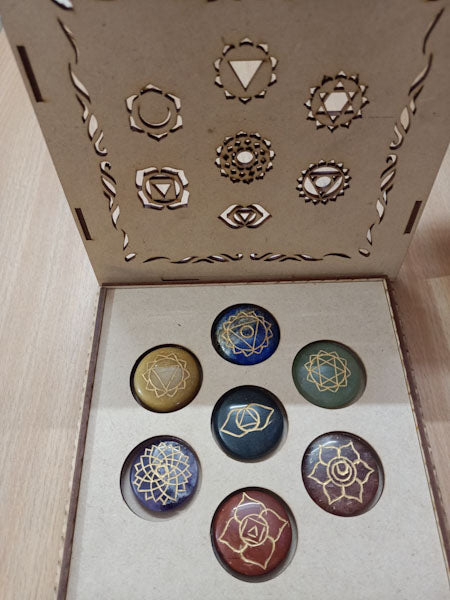 Seven Chakra Stones Box New Pattern and Design