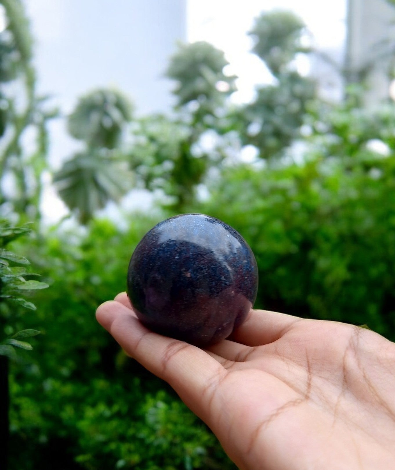 Ruby Crystal Sphere