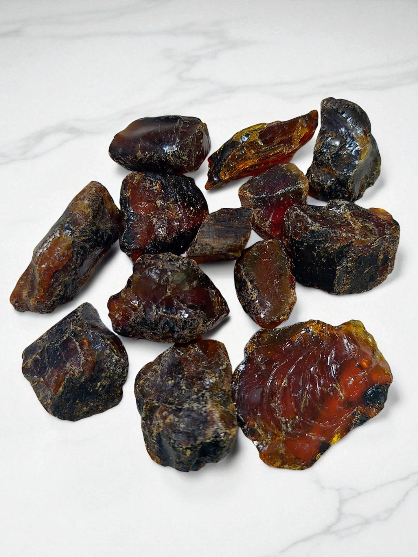 Natural amber rough