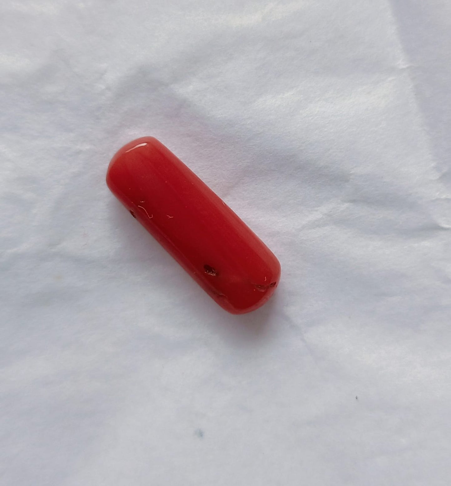 Natural Red Coral Capsule 4.50 Carat - Moonga