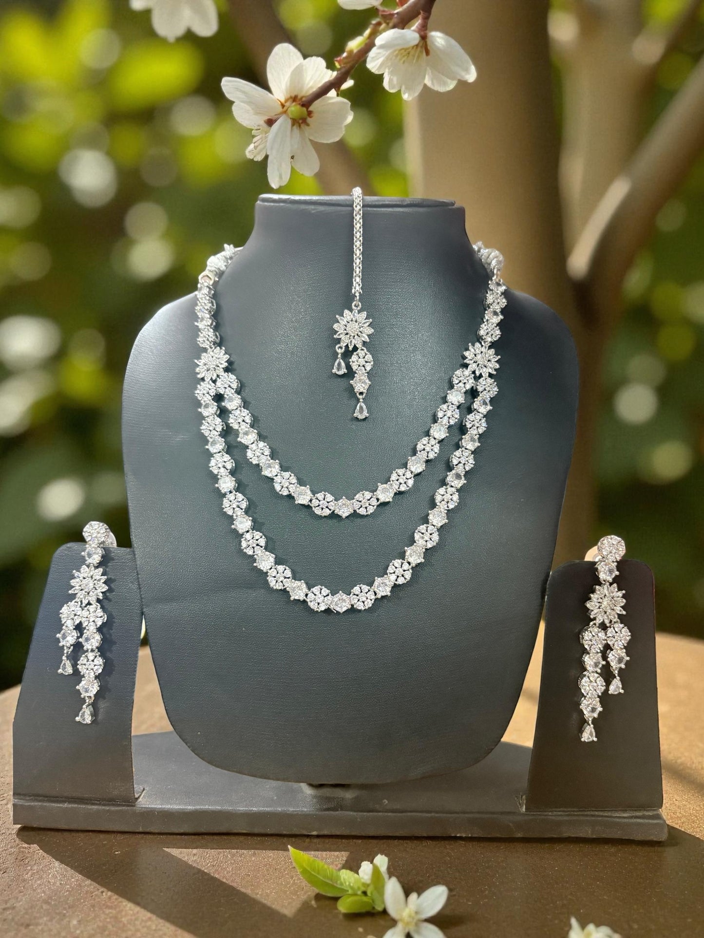 Diamond 2-layered Necklace