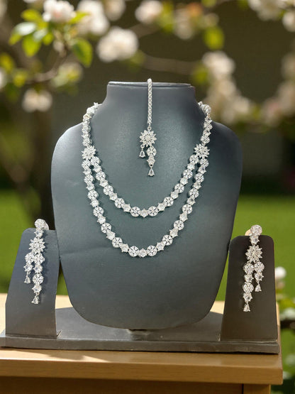 Diamond 2-layered Necklace