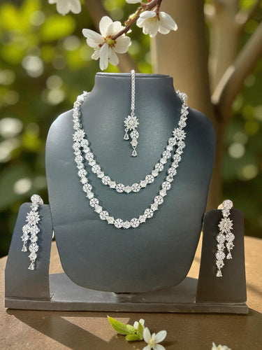 Diamond 2-layered Necklace