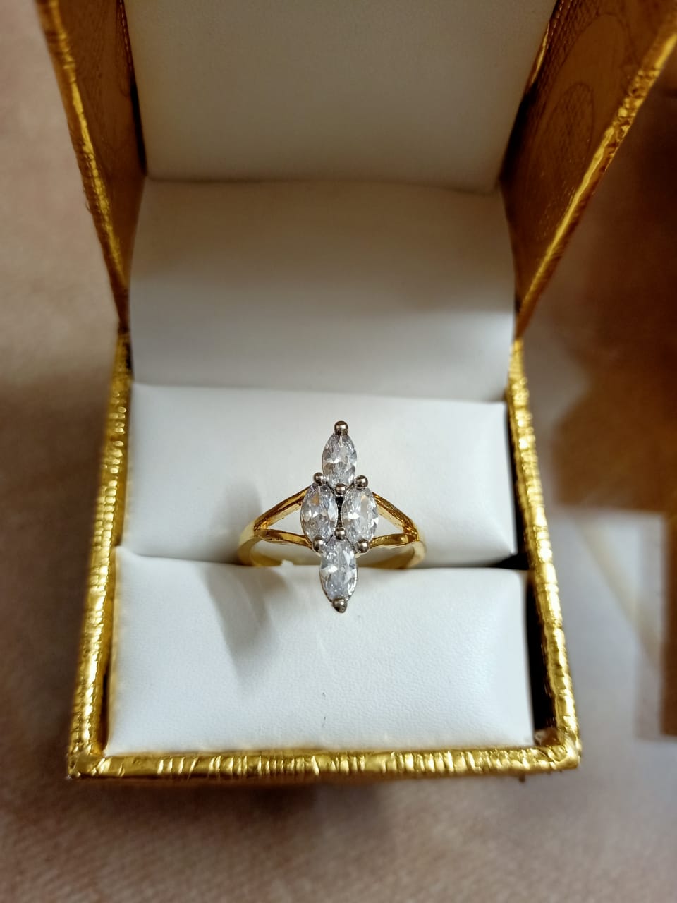 Finger Ring Artificial Diamond Jewellery Women