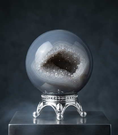agate geode sphere