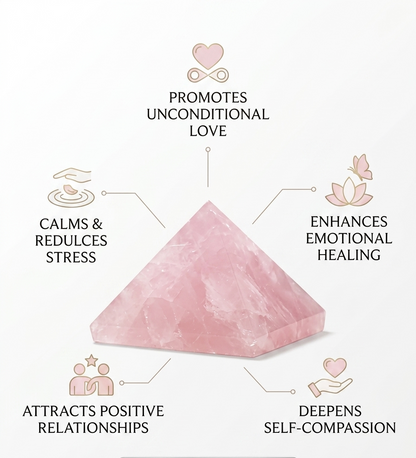 Rose Quartz Pyramid