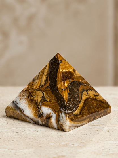 tiger eye pyramid
