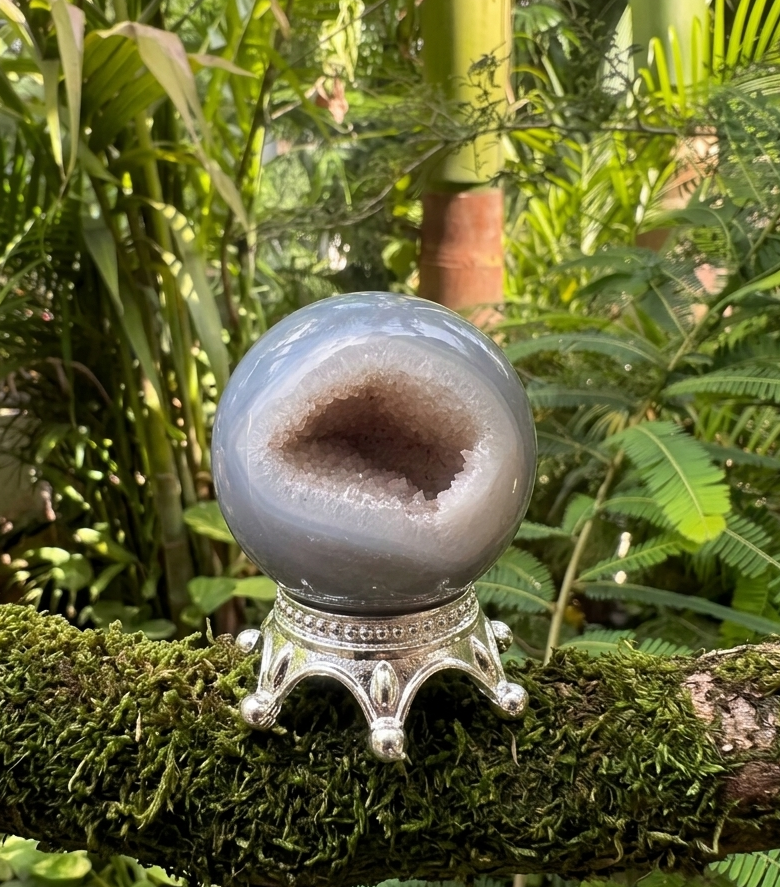 agate ball natural
