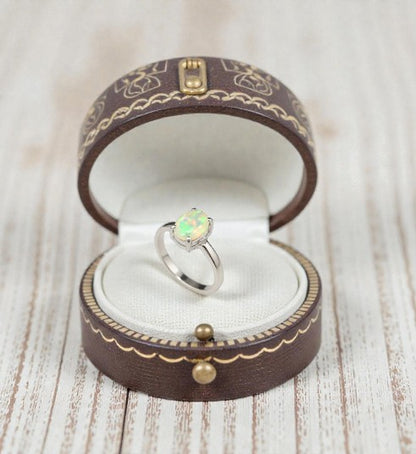Opal 925 Silver Ring