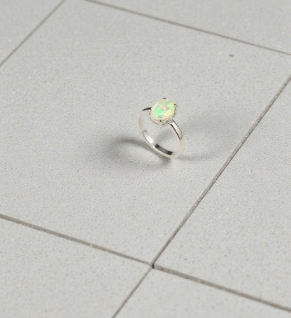 Opal 925 Silver Ring