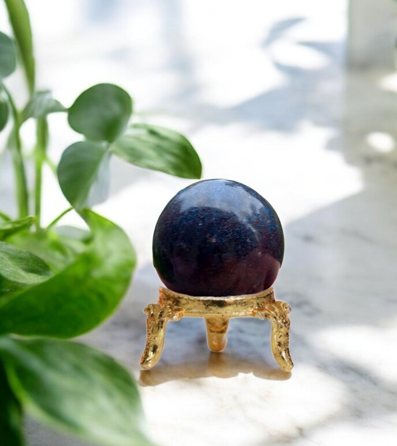 Ruby Crystal Sphere