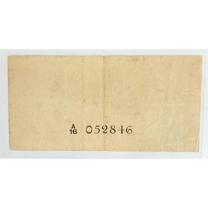 British Ceylon – 25 cents 1942 currency note Original