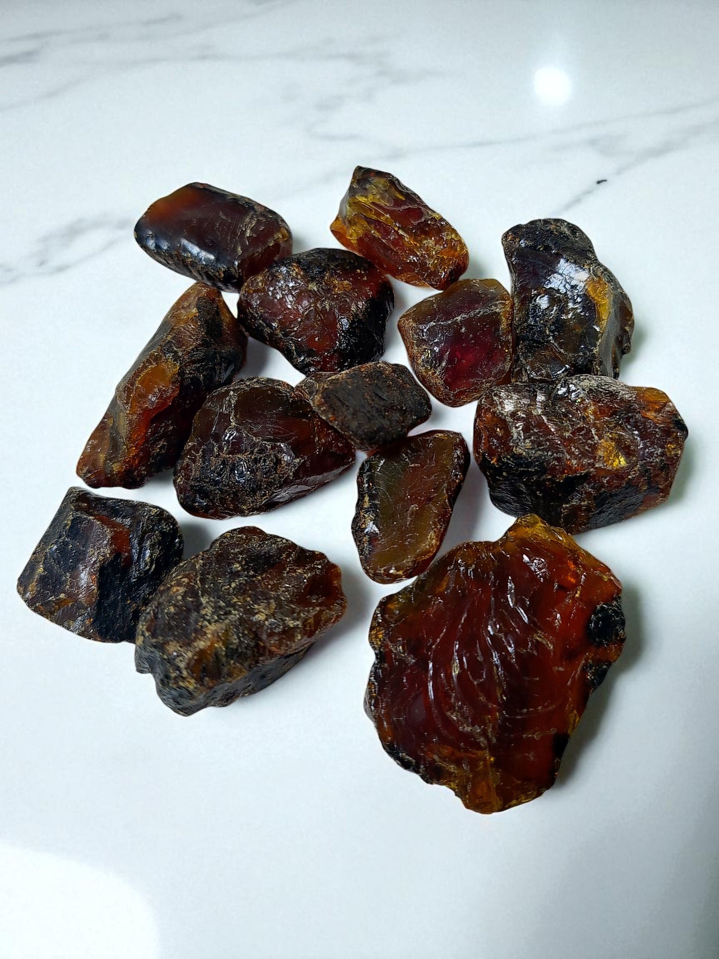Natural amber rough